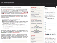 Tablet Screenshot of adventistyouth.metsda.org